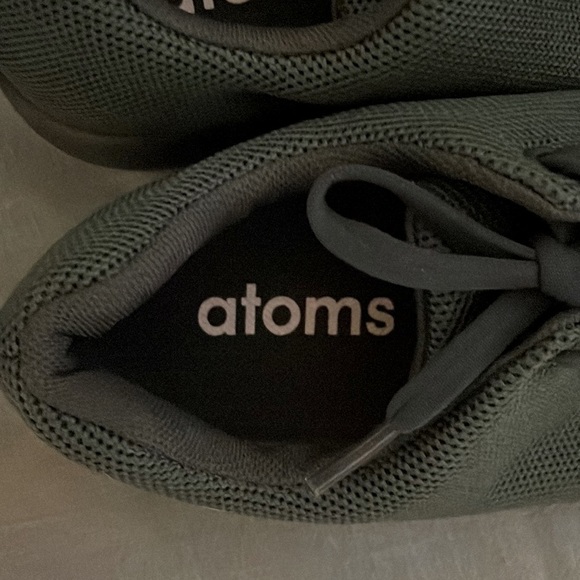 Atoms running shoes model 000 green athletic sneakers - Picture 6 of 15